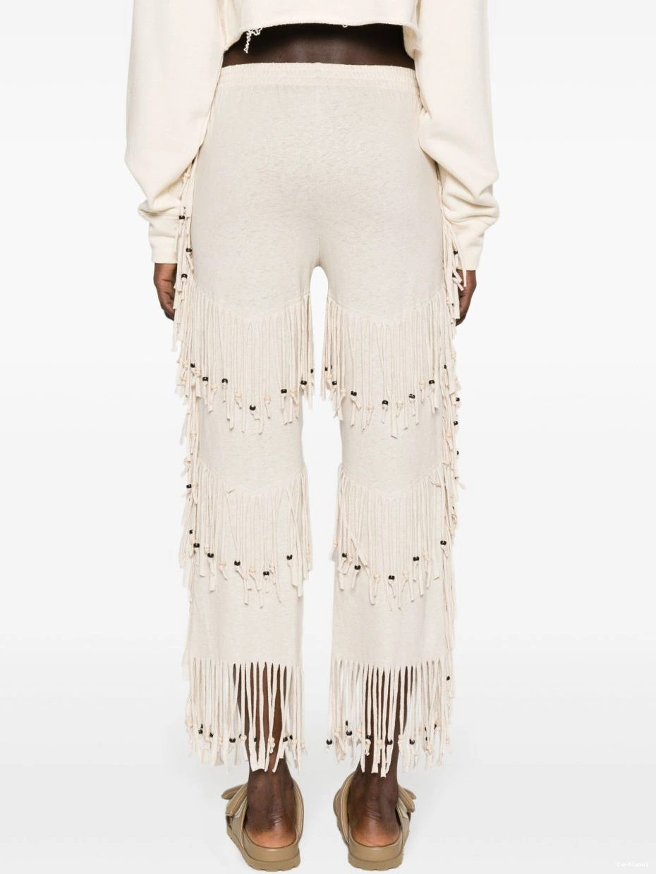 Affordable Alanui Monsoon trousers Women fringed 0413
